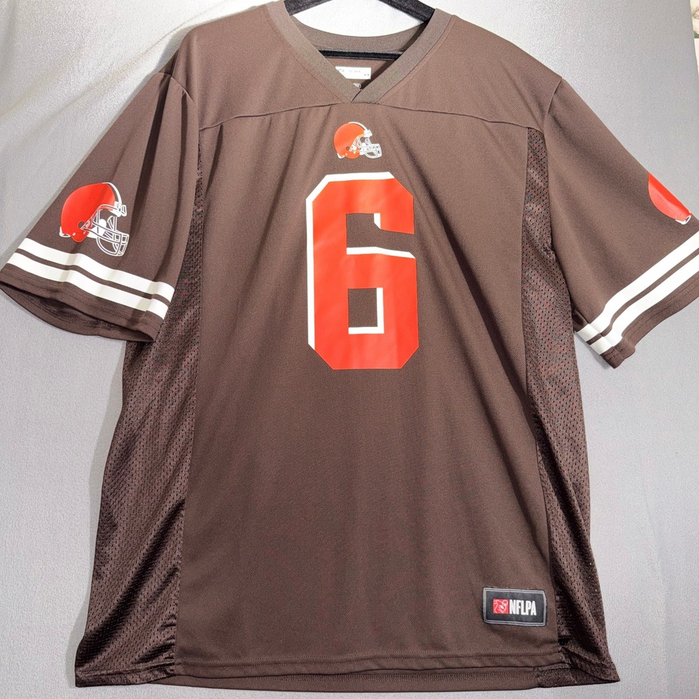 NFL Team XL Cleveland Browns Baker Mayfield Jersey Brown Football‎ Gameday